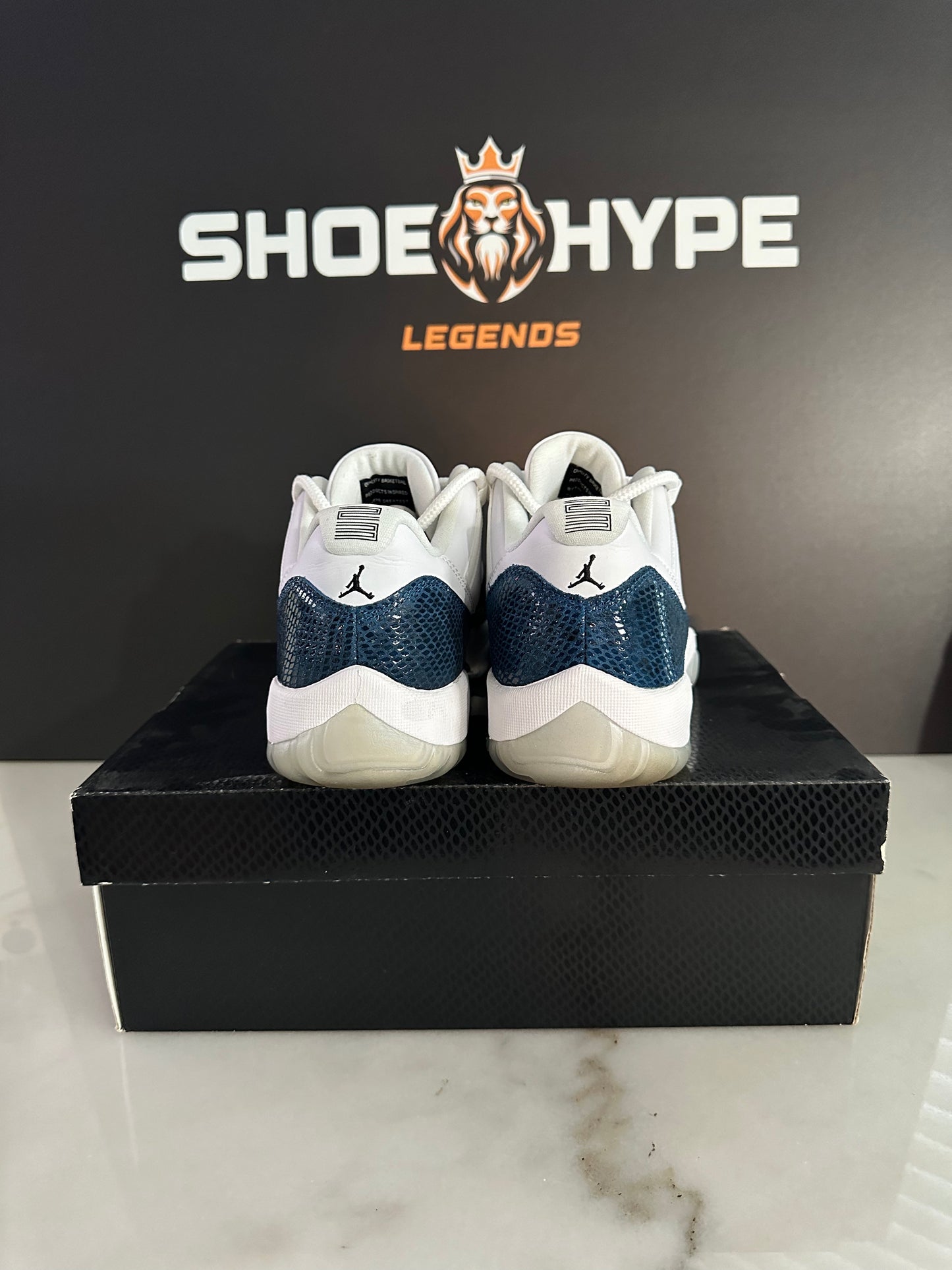 Pre-Owned Jordan 11 Retro Low Snake Navy 2019