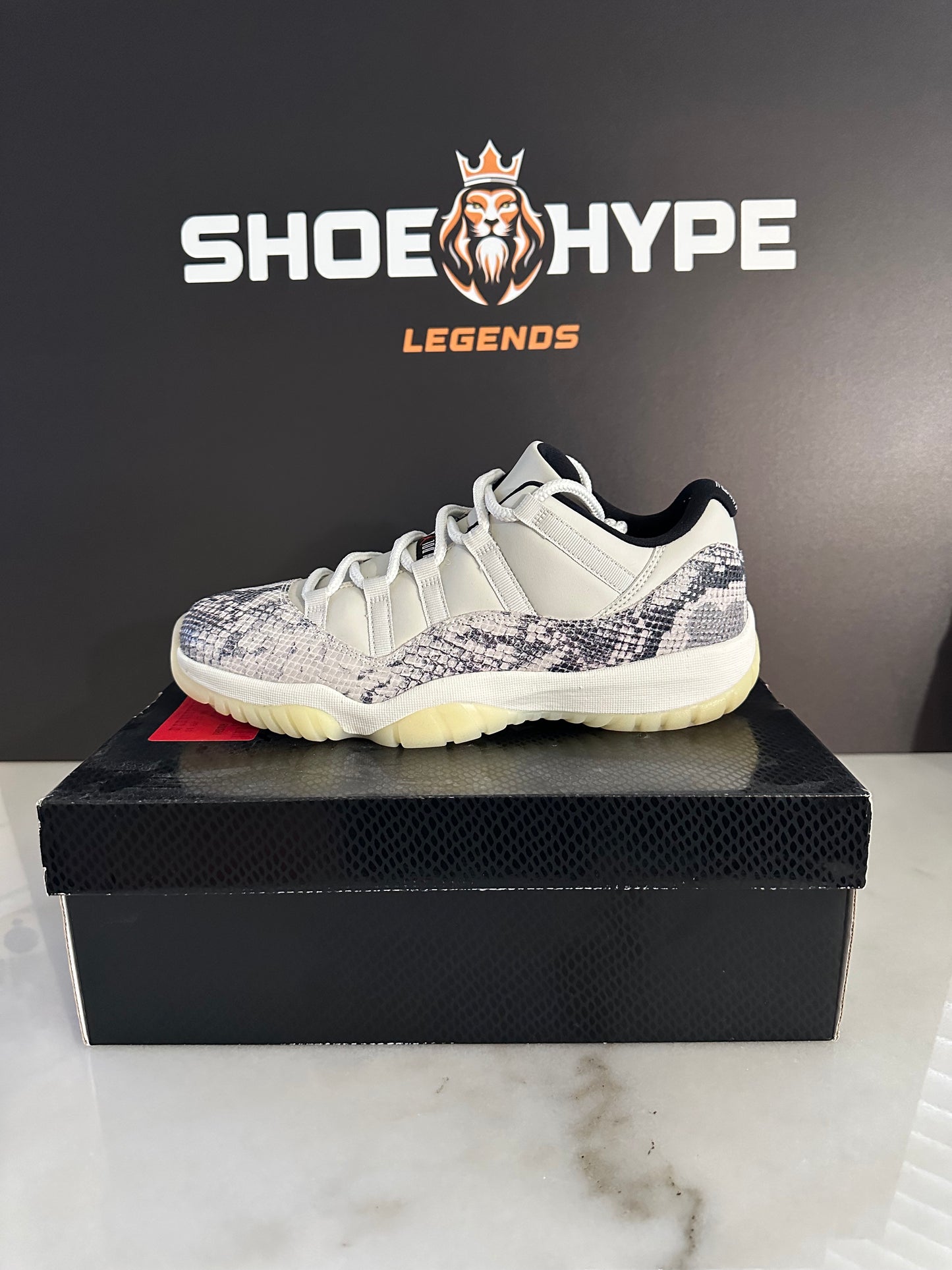 Pre-Owned Air Jordan 11 Retro Low Snake Light Bone