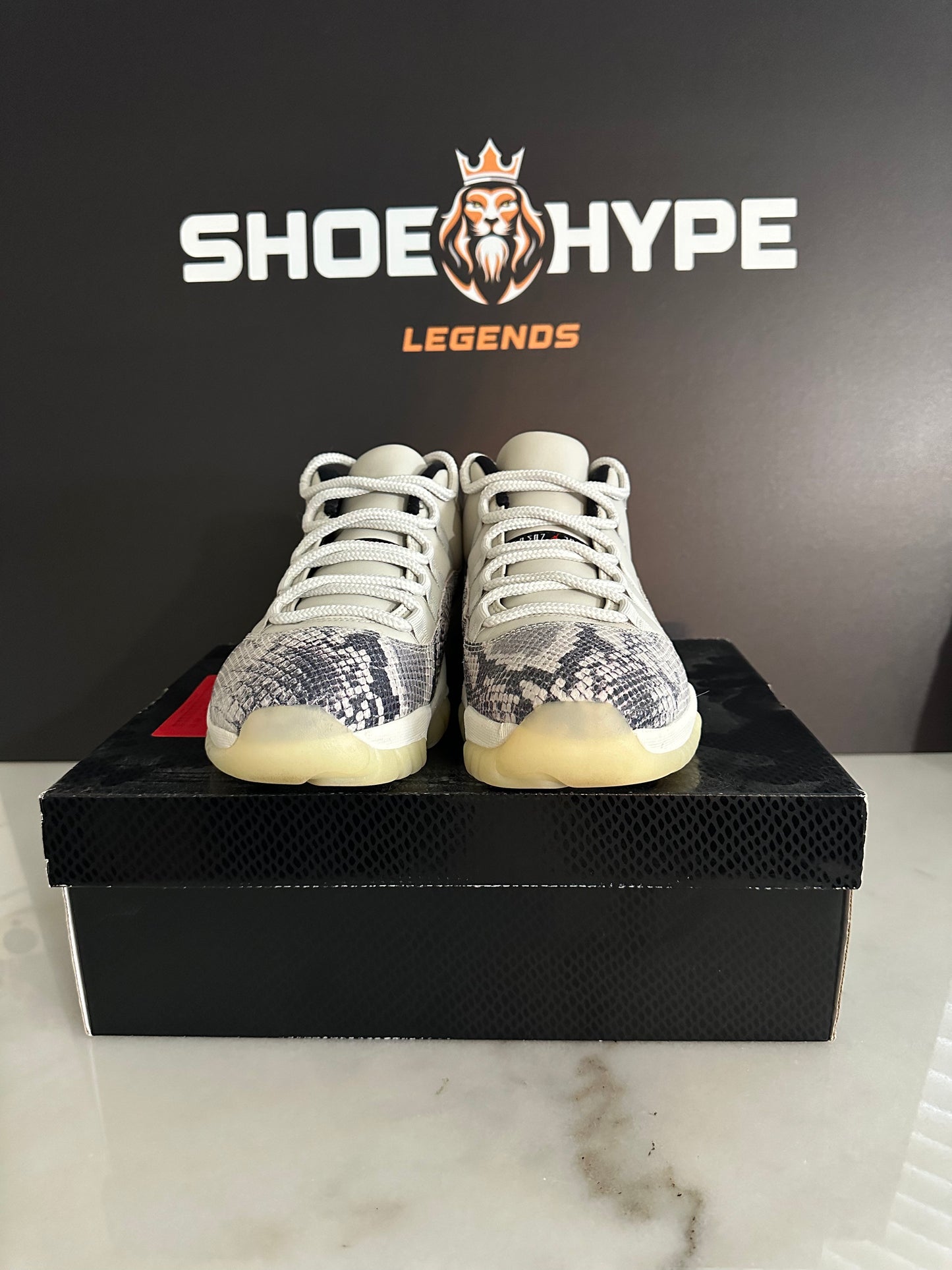 Pre-Owned Air Jordan 11 Retro Low Snake Light Bone