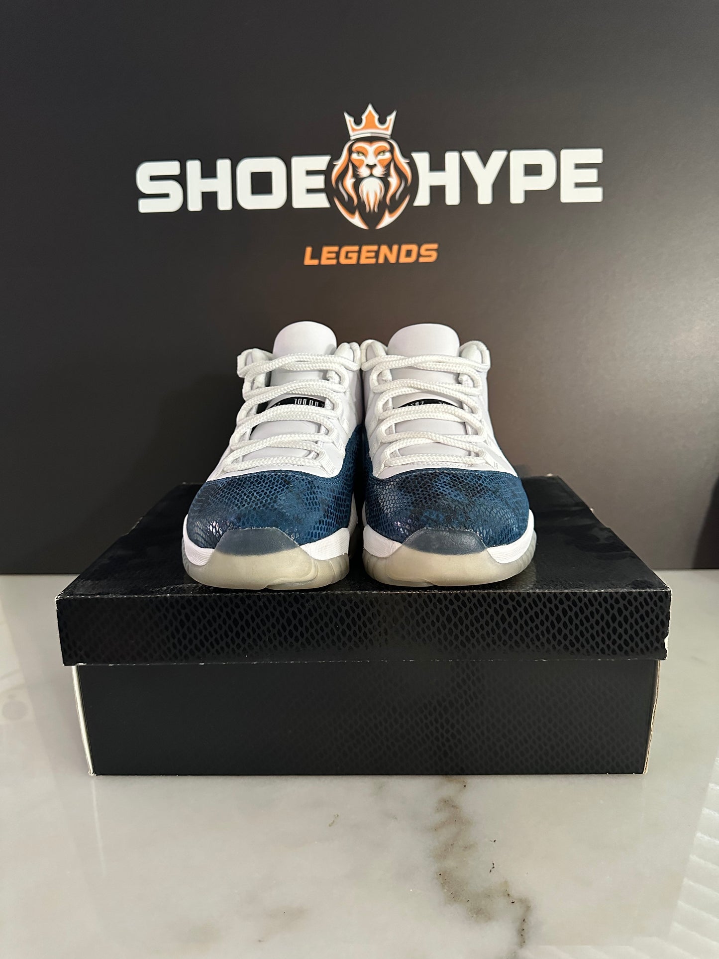 Pre-Owned Jordan 11 Retro Low Snake Navy 2019